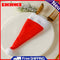 Christmas Hat Tableware Holder Bag Non-Woven Fabric for Home Holiday Party Decor