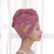 Hair Turban | Microfibre Head Wrap | Quick Dry Drying Bath Shower Hat Cap Pink~