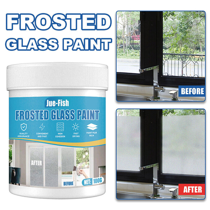 100g Window Frosted Glass Glue Non-toxic Varnish Privacy for Home Bathroom