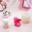 Easter Rabbit Silicone Mold DIY Aromatherapy Candle Animal Ornament Home Deco