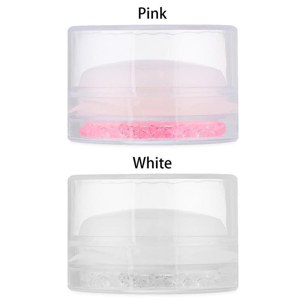 DIY French Nail Clear Jelly Nail Stamper Scraper Set Diamond Design Nail Art