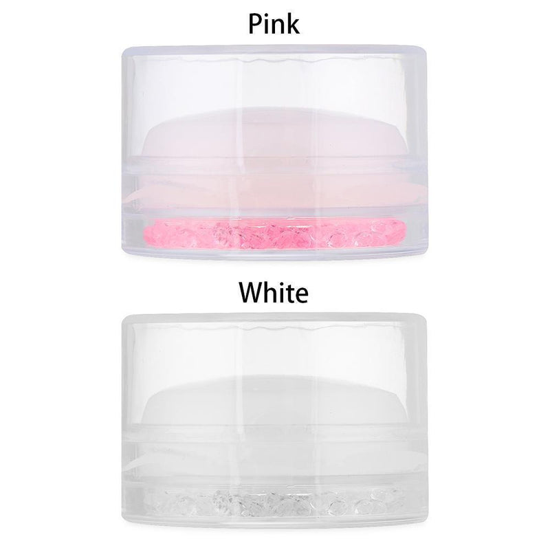 DIY French Nail Clear Jelly Nail Stamper Scraper Set Diamond Design Nail Art