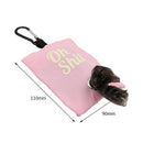 Pets Garbage Poop Bag Dispenser Dog Waste Bag Holder Organizer (Light Pink)