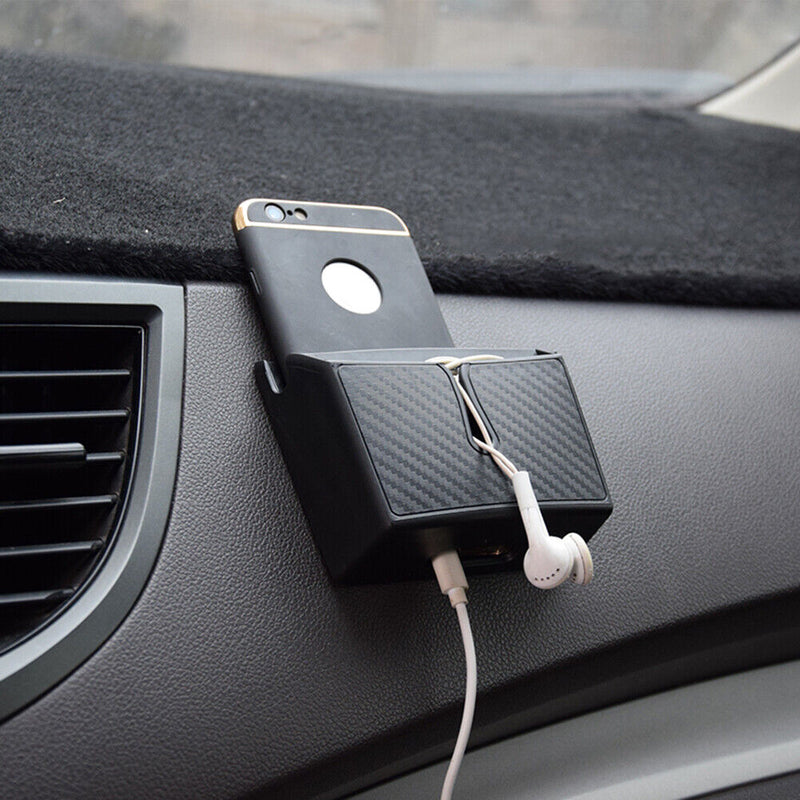 Multifunctional Vehicle Storage Box Cellphone Holder Car Styling Accessory