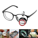 10x Clearly Magnifying Watchmaker Glass Clip-On Watch Repair Eye Loupe Monocular