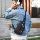 Casual Crossbody Chest Sling Bags Waterproof Oxford Cloth Men Shoulder Handba