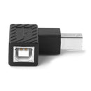 USB 2.0 Type B Male to Female Adapter Right Angled for Printer (Right)