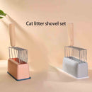 Cat Litter Shovel Base Pet Toilet Cleaning Poop Scooper Tool (Grey Base) Newly