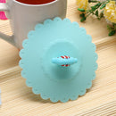 Cute Anti-dust Silicone Glass Cup Cover Coffee Seal Lid Cap (Elephant)