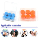 Soft Swimming Earplugs Water Waterproof Silicone Diving Supplies (Orange) Newly