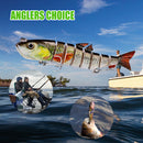 13cm 22g Plastic Lure 8-section Artificial Hard Bait Sea Fishing Tackle (E)