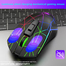 X9 Wireless Game Mouse Rechargeable 2400 DPI Adjustable Mice (Star Black)