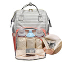 Stripe Backpack Mummy Maternity Diaper Bags Large Capacity Baby Care (Pink)