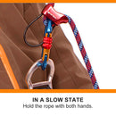 Rappel ATC Belay Device Descender Camping Rock Climbing Equipment (Red) Newly