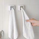 Adhesive Push-in Wall Hanger for Home Bathroom Kitchen Clip Holder Rag Plug Rack