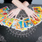 Counter-clockwise Spiritual Celestial Deck Cloth Bar Home Desktop Decoration
