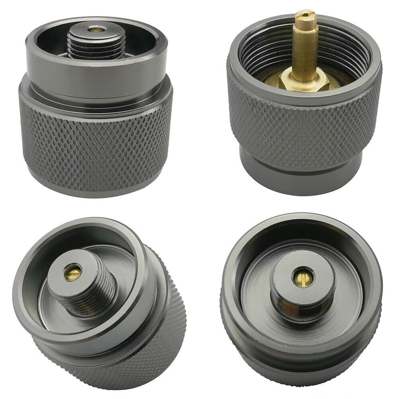 Gas Stove Canister Furnace Head Adaptor Outdoor Camping Propane Tank Adapte
