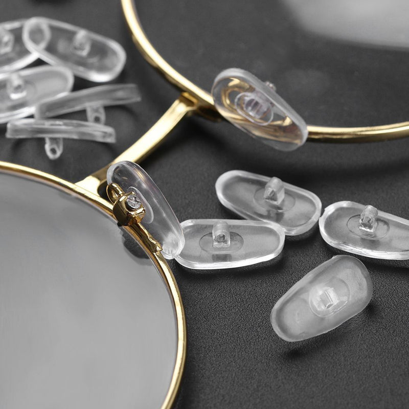 White Sunglasses Retainer Anti-Slip Tools Glasses Holder Silica Gel Nose Pads