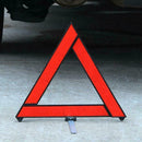 Car Breakdown Triangle Red Reflective Hazard Tripod Stop F4T5 Sign I4X7