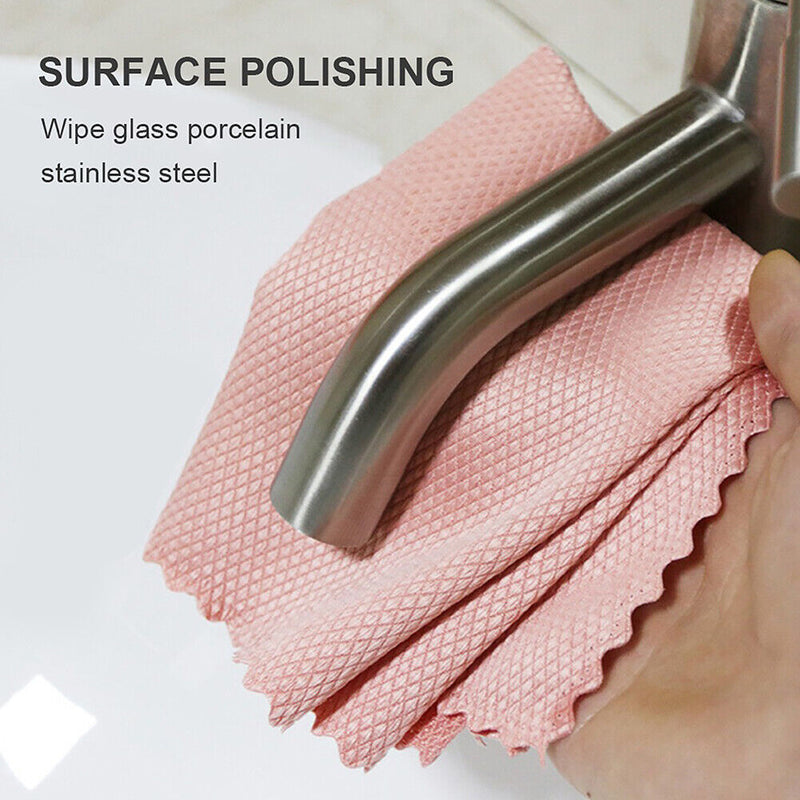 Microfiber Cleaning Towel Absorbent Household Kitchen Dish Cloths Wiping Rags