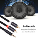 RCA Cable HiFi Stereo 2RCA to 3.5mm Audio Cable AUX Y Splitter Cord (300cm)