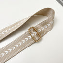 Handbag Strap for DIY Shoulder Crossbody Bag Accessories Nylon Belt (Khaki)