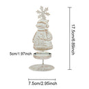 Decoration Christmas Candlestick Wrought Iron Noel Candle Holder Ornaments