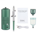 Salon Skin Care Oxygen Injector Mini Air Compressor Kit Air-Brush Nano Ionic