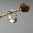 Gifts Hip Hop Rock Trendy Wood Crack Mens Ring Opening Adjustable Punk Rings