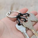 5x Outdoor Quick Hanging Key Chain Spring Hook Molle Clasp Buckle (Black) Newly
