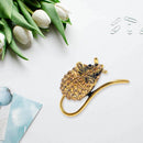 Rhinestone Mouse Brooch Retro Badge Backpack Jacket Decor Ornament Gift (A)