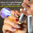 Head Soft Silicone UV Led Mini UV Light Presser Nail Presser Lamp Portable
