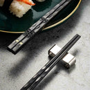 5 Pairs Alloy Chopsticks Chop Sticks Beautiful Gift 2022 Set Y7X8