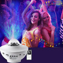 Galaxy Projector Starry Sky Night Light Ocean Star Party Speaker LED Lamps RC
