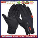 Winter Riding Fleece Sport Gloves Women Men Honeycomb Cycling Skiing Warm Glo
