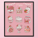 DIY Cross Stitch Full Embroidery Kit Menu Still Life Counted Home Decor (2)
