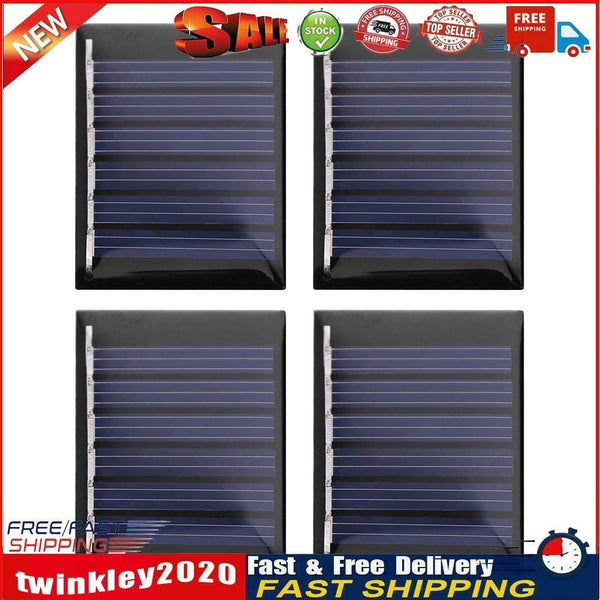 4x 0.15W 3V Mini Solar Panels Solar Battery Charging Module 40 X 30mm Newly