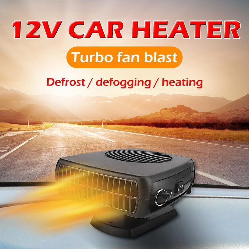 12V Car Heater Portable Windscreen Demister Defroster Electric Heating Fan Newly
