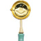 Sealing Wax Spoon Solid Wood Retro Wax Spoon Decorative Stamp Craft (Green)