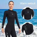 3mm Neoprene Wetsuits Women Scuba Diving Suits for Water Sports (Black S) Newly
