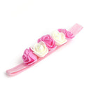 Baby 5 Flowers Headband Hair Band Handmade DIY Headwear Hair Accessories(2)