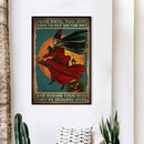 11CT Printed Full Cross Stitch Handcraft Witch Artwork Wall Decoration (1) Newly