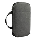 Yarns Crochet Sewing Tool Storage Bag DIY Knitting Needle Organizer (Grey) Newly