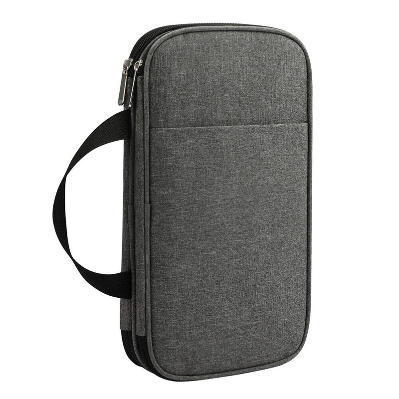 Yarns Crochet Sewing Tool Storage Bag DIY Knitting Needle Organizer (Grey) Newly