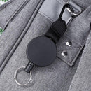 Safety Anti-lost Rope Burglar Quickdraw Retractable Keyrings Keychains