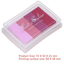 4 Colors Gradient Inkpad DIY Stamp Colored Ink Pad Printing Stationery(2)