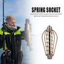 6 Wire Fishing Feeder Sinker Bait Basket Feeder Mould Set Fishing Accessories