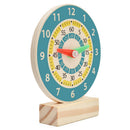 Montessori Kids Wooden Digital Clock School Time Learning Teaching Aids Newly