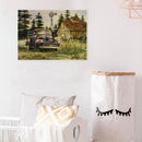 Painting By Numbers Kit DIY Automobile Hand Painted Canvas Oil Art Picture