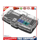 Car Audio Stereo Mini Blade Fuse Holder Distribution Block 4 Way Fuse Box